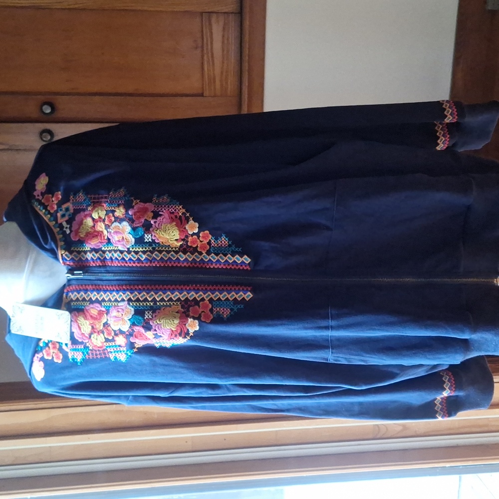 Hooded zip sweater 2X